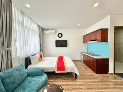 Deluxe Queen Room with Two Queen Beds — Phú Gia Hotel 99 Đường D1, KDC Him Lam, Tân Hưng, Quận7