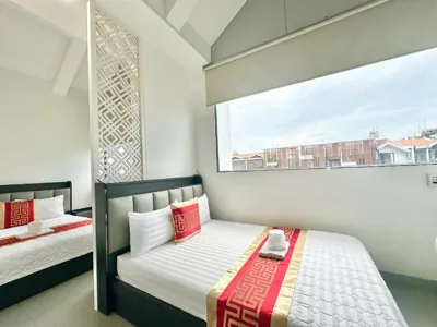 Superior Queen Room with Two Queen Beds — Phú Gia Hotel 99 Đường D1, KDC Him Lam, Tân Hưng, Quận7